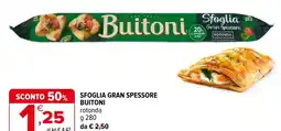 Iperal Sfoglia gran spessore buitoni rotonda offerta