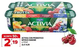 Iperal Activia con probiotico bifidus DANONE offerta