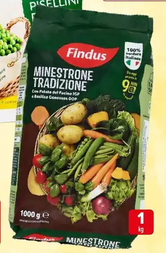 Iperal Minestrone tradizione FINDUS offerta
