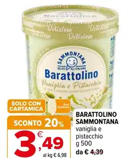Iperal Barattolino sammontana vaniglia e pistacchio offerta