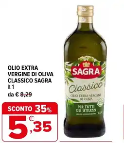 Iperal Olio extra vergine di oliva classico SAGRA offerta