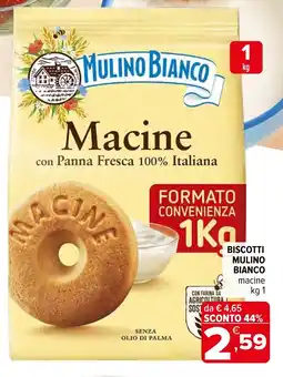 Iperal Biscotti mulino bianco macine offerta