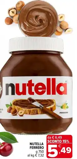 Iperal Nutella ferrero offerta