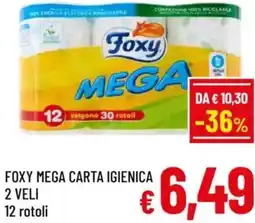 A&O Foxy mega carta igienica 2 veli offerta