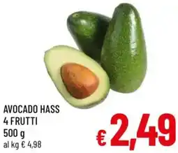 A&O Avocado hass 4 frutti offerta