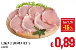A&O Lonza di suino a fette offerta