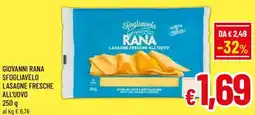 A&O Giovanni rana sfogliavelo lasagne fresche all'uovo offerta