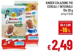 A&O Kinder colazione più cereali / integrale offerta