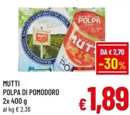 A&O Mutti polpa di pomodoro offerta