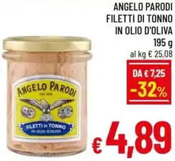 A&O Angelo parodi filetti di tonno in olio d'oliva offerta