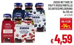 A&O Zuegg nettare di frutti rossi/mirtillo selvatico/melograno offerta