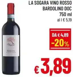 A&O La sogara vino rosso bardolino doc offerta