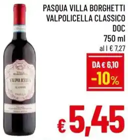 A&O Pasqua villa borghetti valpolicella classico doc offerta