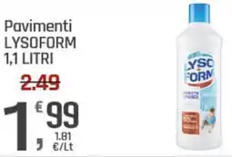 Supermercati Dok Pavimenti LYSOFORM offerta