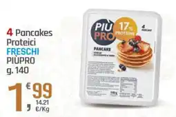 Supermercati Dok 4 Pancakes Proteici FRESCHI PIÙPRO offerta