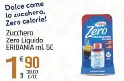 Supermercati Dok Zero Liquido ERIDANIA offerta