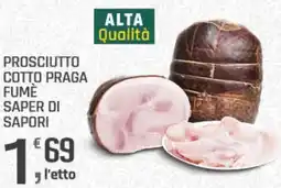 Supermercati Dok Prosciutto cotto praga fumè SAPER DI SAPORI offerta