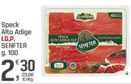 Supermercati Dok Speck Alto Adige I.G.P. SENFTER offerta