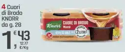 Supermercati Dok 4 Cuori di Brodo KNORR offerta
