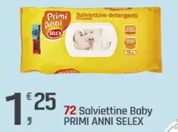 Supermercati Dok 72 salviettine baby primi anni SELEX offerta