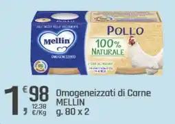 Supermercati Dok Omogeneizzati di Carne MELLIN offerta