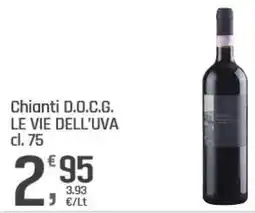 Supermercati Dok Chianti D.O.C.G. LE VIE DELL'UVA offerta