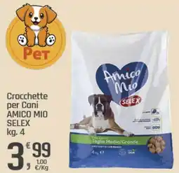Supermercati Dok Crocchette per cani amico mio SELEX offerta
