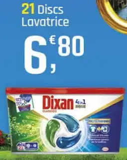 Supermercati Dok 21 Discs Lavatrice DIXAN offerta