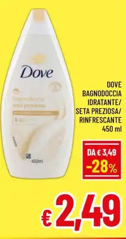A&O Dove bagnodoccia idratante/ seta preziosa/ rinfrescante offerta