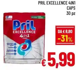 A&O Pril excellence 4in1 caps 30 pz offerta