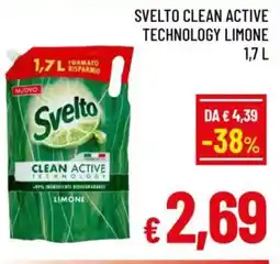 A&O Svelto clean active technology limone offerta
