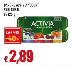 IperFamila Danone activia yogurt offerta