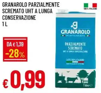 Granarolo parzialmente scremato uht a lunga conservazione