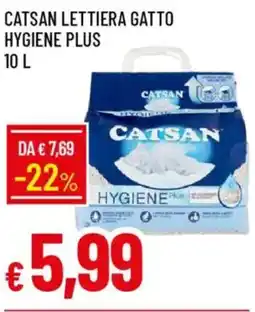 IperFamila Catsan lettiera gatto hygiene plus offerta