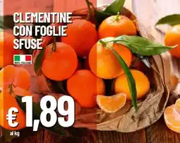IperFamila Clementine con foglie sfuse offerta