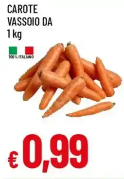 IperFamila Carote vassoio offerta