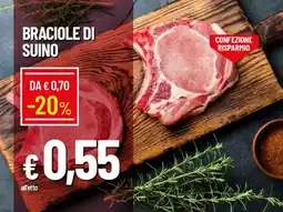 IperFamila Braciole di suino offerta