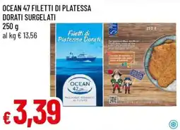 IperFamila Ocean 47 filetti di platessa dorati surgelati offerta