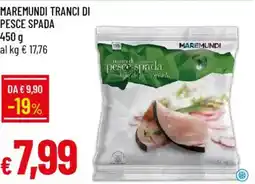 IperFamila Maremund! maremundi tranci di pesce spada offerta