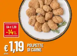 IperFamila Polpette di carne offerta