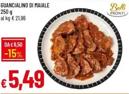 IperFamila Guancialino di maiale offerta