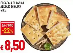 IperFamila Focaccia classica all'olio di oliva offerta