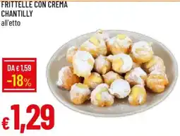 IperFamila Frittelle con crema chantilly offerta