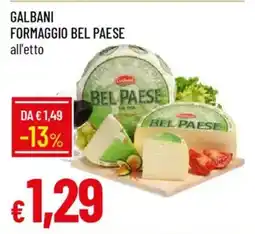 IperFamila Galbani formaggio bel paese offerta