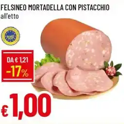 IperFamila Felsineo mortadella con pistacchio offerta