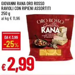IperFamila Giovanni rana oro rosso ravioli con ripieni assortiti offerta