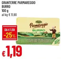 IperFamila Granterre parmareggio burro offerta