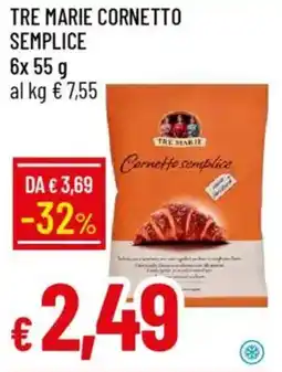 IperFamila Tre marie cornetto semplice offerta