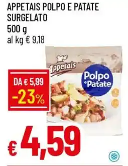 IperFamila Appetais polpo e patate surgelato offerta