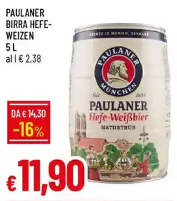 IperFamila Paulaner birra hefeweizen offerta